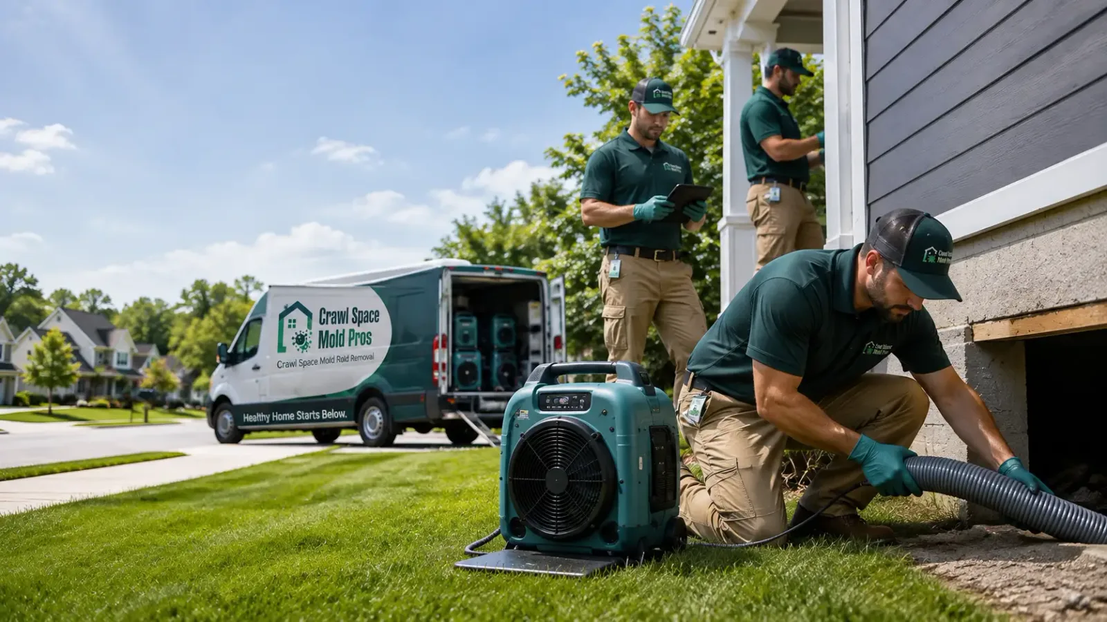 Crawl Space Mold Removal in Petroleum, IN